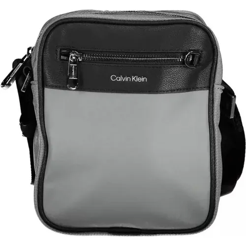 Polyester Shoulder Bag with Zip , male, Sizes: ONE SIZE - Calvin Klein - Modalova