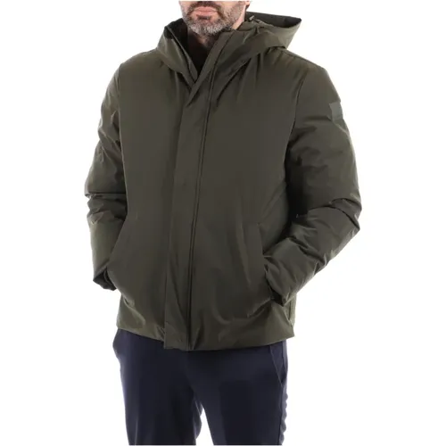 Waterproof Coat with Synthetic Padding and Fixed Hood , male, Sizes: 2XL, S - Museum - Modalova