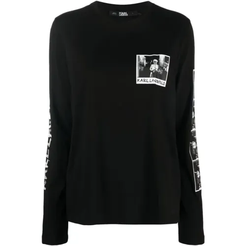 T-Shirts , female, Sizes: M, XS - Karl Lagerfeld - Modalova