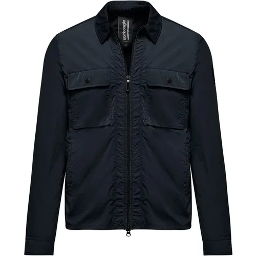 Crumpled Nylon Jacket , male, Sizes: XL, L, 3XL, M, S, 2XL - BomBoogie - Modalova