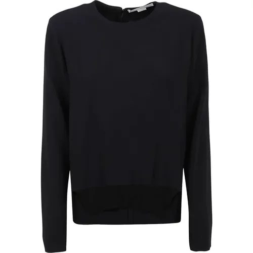 Schwarze Top-Blousons und Chemises , Damen, Größe: L - Stella Mccartney - Modalova