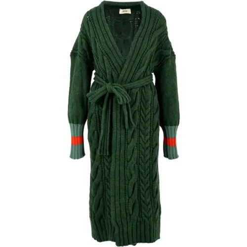Grüner Mantel für Frauen , Damen, Größe: XS - Akep - Modalova