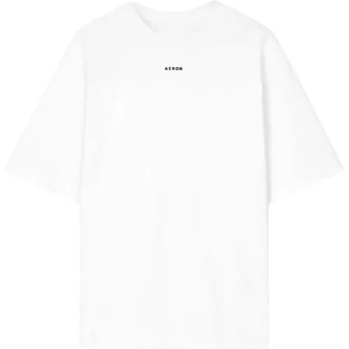 Alice Oversized Weiße Baumwoll-T-Shirt , Damen, Größe: XS - Aeron - Modalova