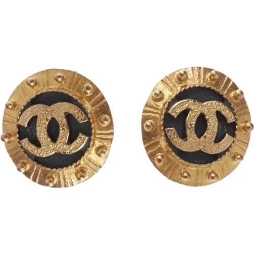 Pre-owned Metal earrings , female, Sizes: ONE SIZE - Chanel Vintage - Modalova