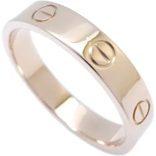 Pre-owned Metal rings , female, Sizes: ONE SIZE - Cartier Vintage - Modalova