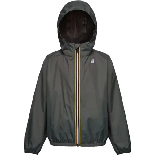 Blackish Wind Jacket , male, Sizes: S, M - K-way - Modalova