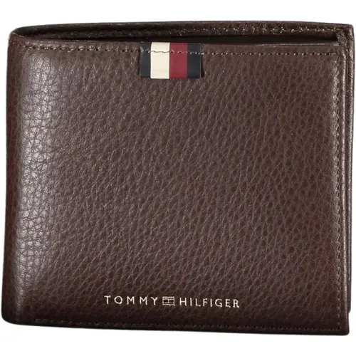 Leather Wallet , male, Sizes: ONE SIZE - Tommy Hilfiger - Modalova