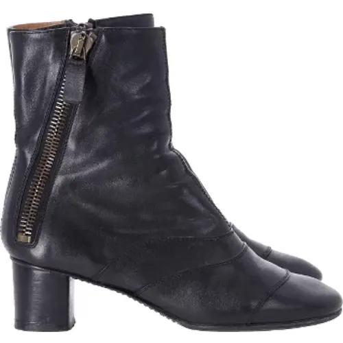 Pre-owned Leather boots , female, Sizes: 5 UK - Chloé Pre-owned - Modalova