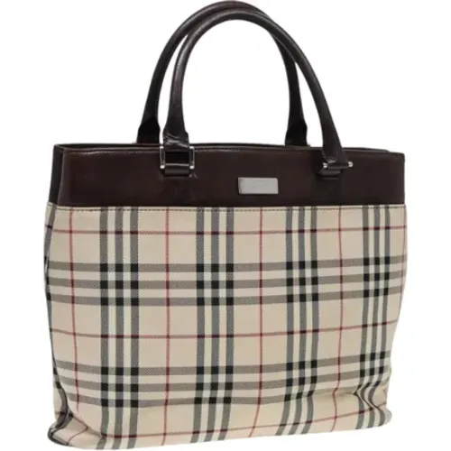 Pre-owned Canvas Handtaschen , Damen, Größe: ONE Size - Burberry Vintage - Modalova