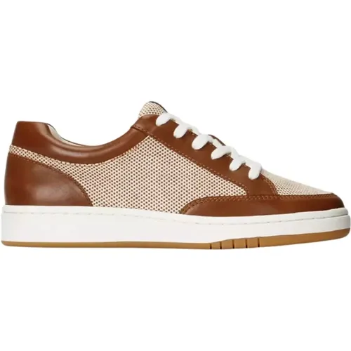 Braune Ledersneakers Ralph Lauren - Ralph Lauren - Modalova