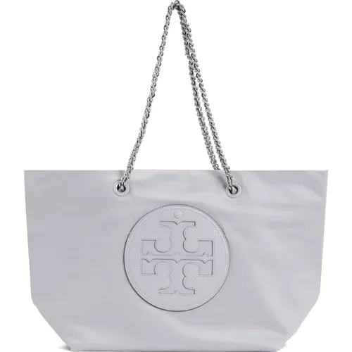 Chic Grey Shopper Bag , female, Sizes: ONE SIZE - TORY BURCH - Modalova