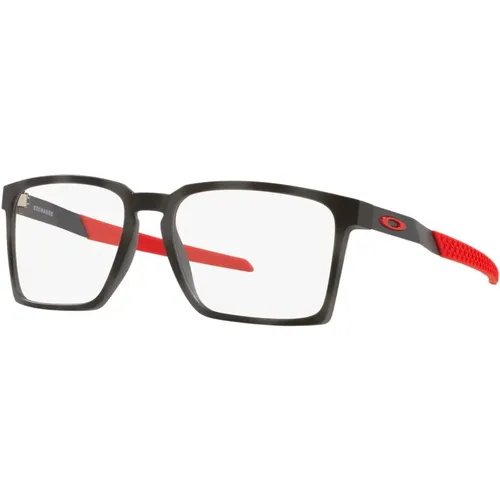 Satin Red Brillengestelle , unisex, Größe: 54 MM - Oakley - Modalova