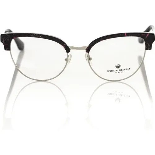 Clubmaster Brille Bordeaux Glitter - Frankie Morello - Modalova