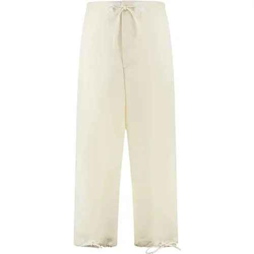 Track Pants with Elasticated Waist and Ankle Strap , male, Sizes: M - Moncler - Modalova