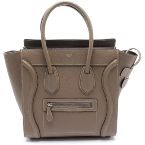 Pre-owned Leather celine-bags , female, Sizes: ONE SIZE - Celine Vintage - Modalova