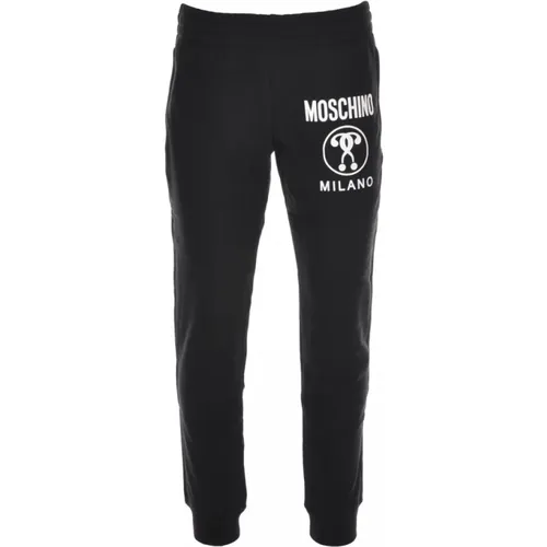 Casual Sweatpants with Logo Print , male, Sizes: S, L - Moschino - Modalova