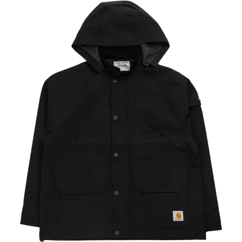 Schwarze Nylon-Canvas-Jacke - Carhartt WIP - Modalova