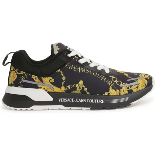 Schwarze Sneakers für Männer Aw24 - Versace Jeans Couture - Modalova