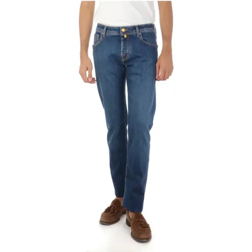 D 5 Pocket Jeans , male, Sizes: W38 - Jacob Cohën - Modalova