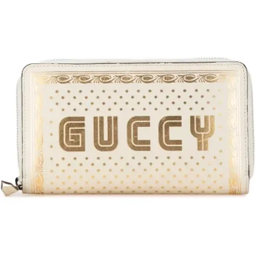 Pre-owned Leather wallets , female, Sizes: ONE SIZE - Gucci Vintage - Modalova