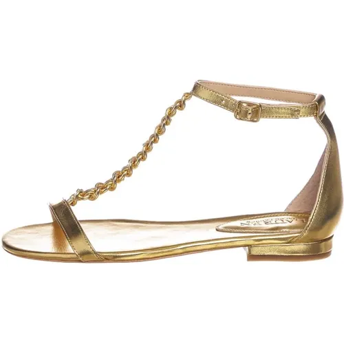 Elise Flat Sandals - Stylish and Versatile , female, Sizes: 3 1/2 UK - Ralph Lauren - Modalova