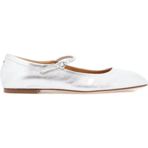 Square Toe Mary Jane Ballerinas , female, Sizes: 7 UK, 8 UK - aeyde - Modalova