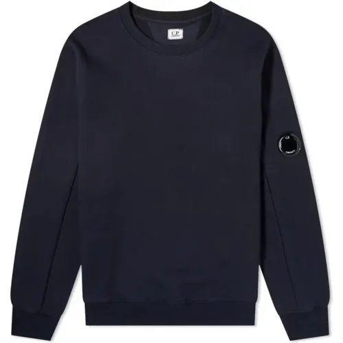 Diagonal Fleece Sweater with Sleeve Pocket , male, Sizes: XL - C.P. Company - Modalova
