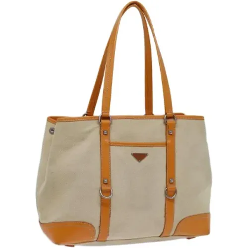 Pre-owned Canvas totes , female, Sizes: ONE SIZE - Prada Vintage - Modalova