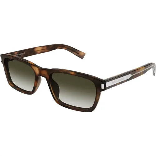 Havana Sunglasses SL 662 , male, Sizes: 57 MM - Saint Laurent - Modalova