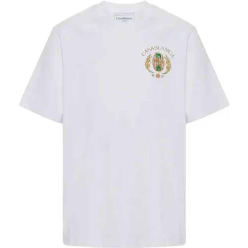 African Jewels Tennis Club T-Shirt , male, Sizes: XL, M, L, S - Casablanca - Modalova