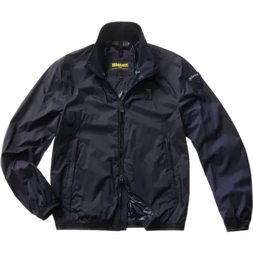 Micro-Rip Marley Mens Jacket , male, Sizes: 3XL, L - Blauer - Modalova