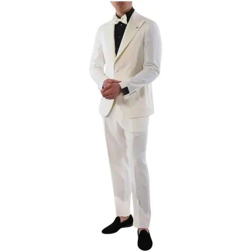 Single Breasted Suits , male, Sizes: XL, L - Tagliatore - Modalova