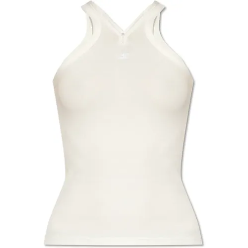 Top Criss Cross , Damen, Größe: M - Courrèges - Modalova