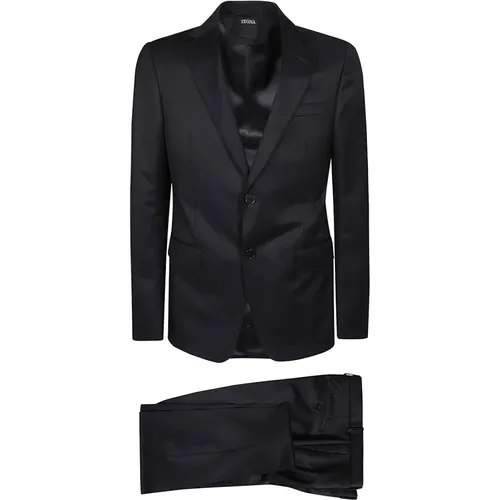 Tailored Luxury Suit , male, Sizes: L - Ermenegildo Zegna - Modalova