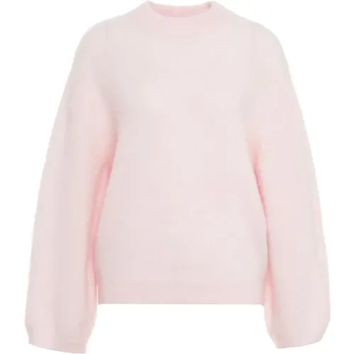 Rosa Strickpullover Aw24 , Damen, Größe: M - Second Female - Modalova