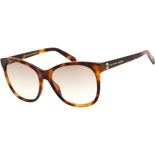 Braune Acetat Sonnenbrille für Frauen - Marc Jacobs - Modalova