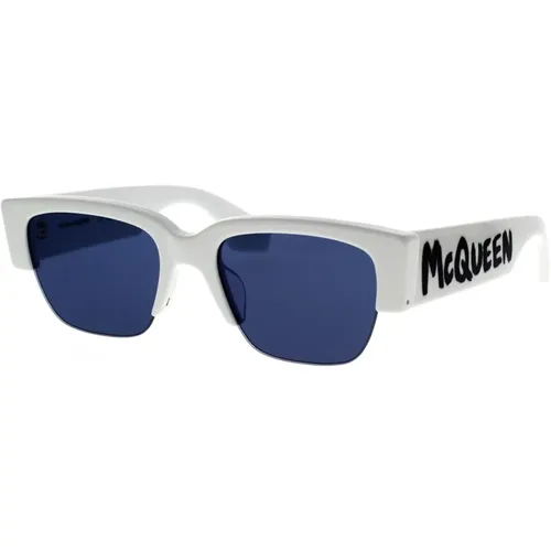 McQueen Graffiti Sonnenbrille,Stylische Sonnenbrille Am0405S - alexander mcqueen - Modalova