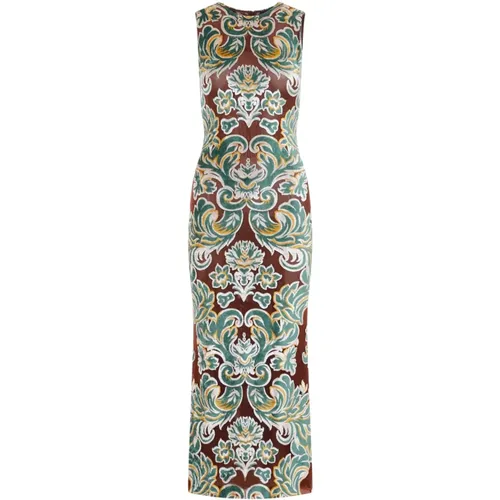 Paisley Print Midi Dress , female, Sizes: XS - ETRO - Modalova