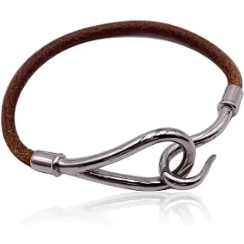 Pre-owned Leather bracelets , female, Sizes: ONE SIZE - Hermès Vintage - Modalova