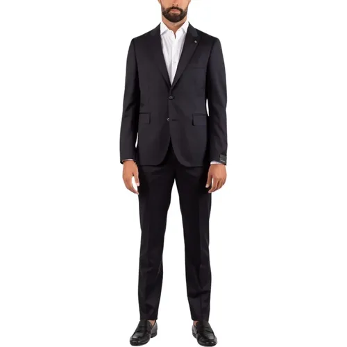 Men`s Suit by , male, Sizes: L, 2XL - Tagliatore - Modalova