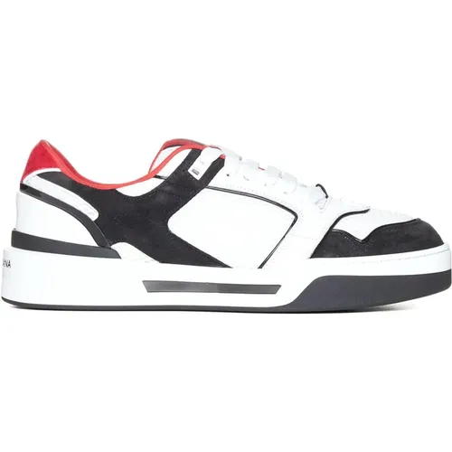 New Roma Sneakers , male, Sizes: 6 UK, 8 1/2 UK, 5 UK, 7 UK, 10 UK, 8 UK, 9 UK, 6 1/2 UK, 9 1/2 UK, 7 1/2 UK - Dolce & Gabbana - Modalova