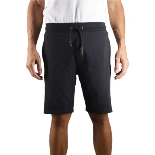 Veronese Seitenlogo Schwarze Baumwollshorts , Herren, Größe: L - Cerruti 1881 - Modalova