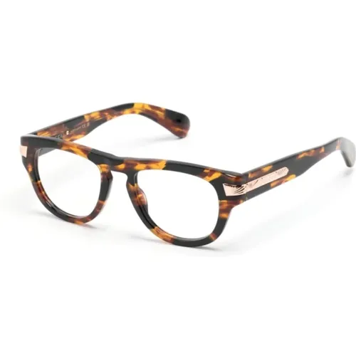 Braun/Havanna Optische Brille , Herren, Größe: 51 MM - Gucci - Modalova