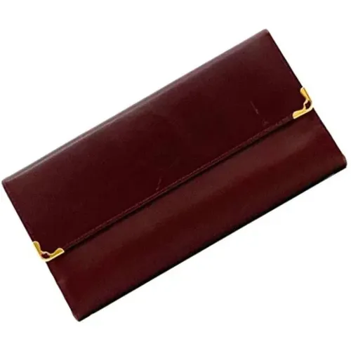 Pre-owned Leather wallets , female, Sizes: ONE SIZE - Cartier Vintage - Modalova