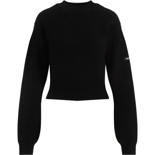 Cropped Sweater , female, Sizes: M, XS, S - Balenciaga - Modalova