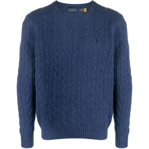 Rustic Navy Heather Pullover , male, Sizes: XL - Ralph Lauren - Modalova