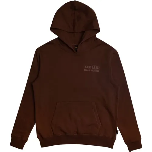 Barrett Logo Print Hoodie , Herren, Größe: M - Deus Ex Machina - Modalova