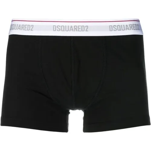 Contrast Waistband Boxers , male, Sizes: M, XL - Dsquared2 - Modalova