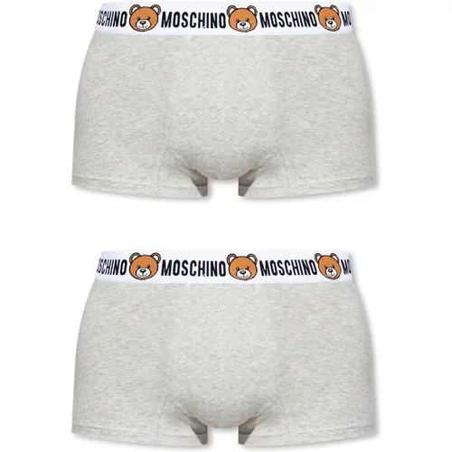 Marken-Boxershorts 2er-Pack , Herren, Größe: XL - Moschino - Modalova