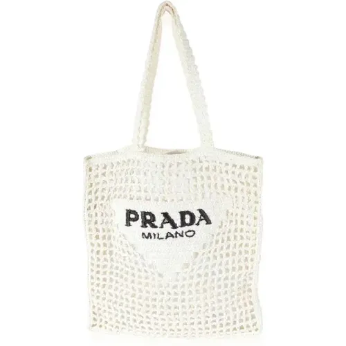 Pre-owned Raffia prada-bags , female, Sizes: ONE SIZE - Prada Vintage - Modalova